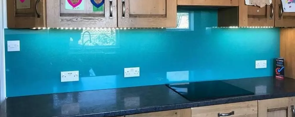Turquoise with Rainbow Sparkle